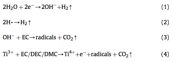 鈦酸鋰電池的產(chǎn)氣問(wèn)題