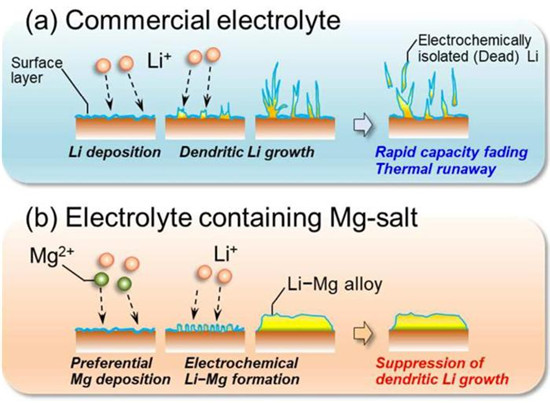 日本信州大學(xué)采用鎂鹽抑制鋰晶枝 欲用電鍍技術(shù)攻克難題