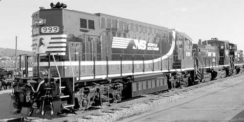 NS999是美國(guó)第一臺(tái)完全由蓄電池提供動(dòng)力的機(jī)車(chē)。